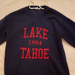 “lake tahoe” sweatshirt